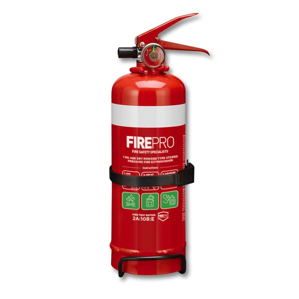 (2) 1 KG Dry Powder Fire Extinguisher For Car, Boat and Caravan