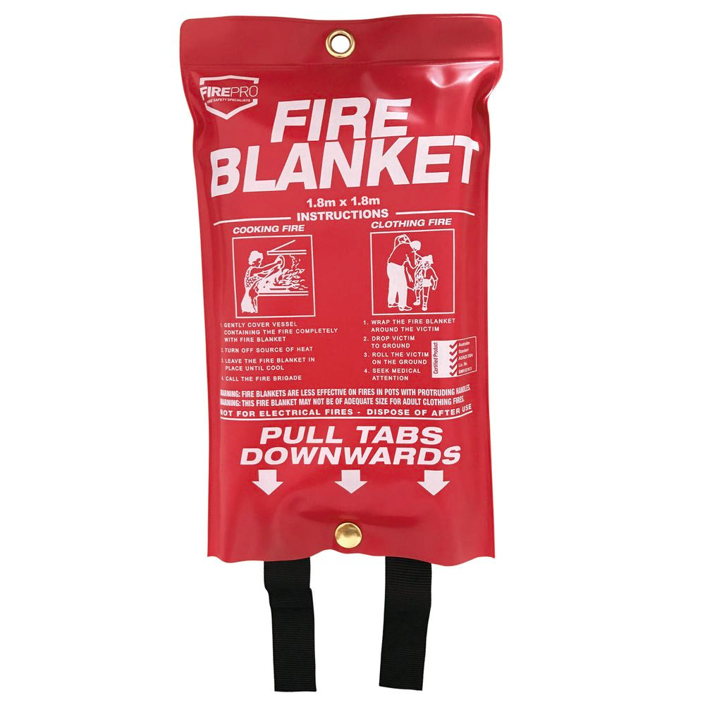 (8) 1.8 x 1.8m Fire Blanket for Kitchen